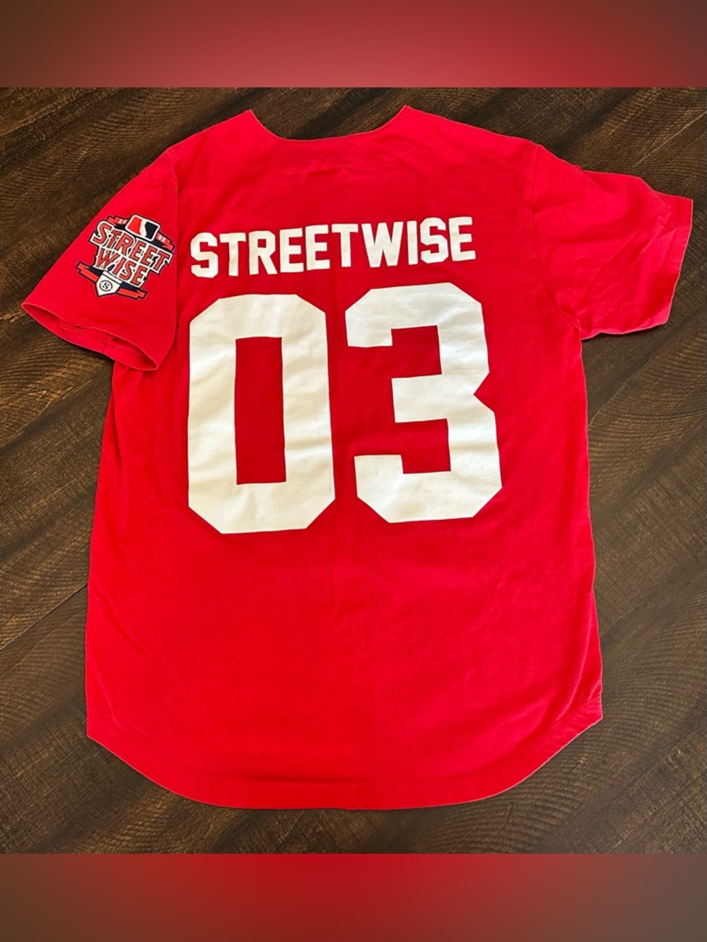 Streetwise 2003 Baseball Men’s Button Up Jersey West Coast Halo-Medium